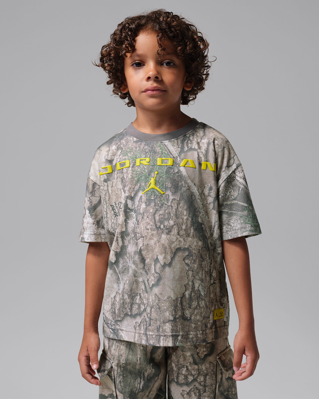 Jordan Little Kids' Brooklyn Realtree Printed T-Shirt - Swan