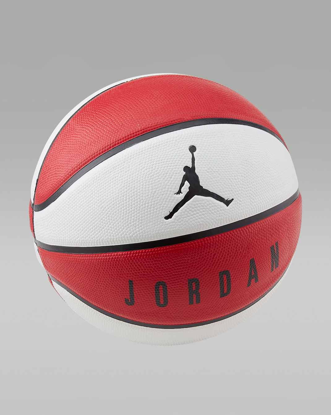 Balón de básquetbol Jordan Playground 8P - Rojo gimnasio/Blanco/Negro/Negro