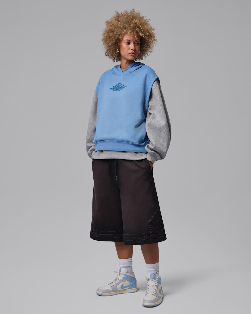Jordan Flight Fleece Women's French Terry Short-Sleeve Hoodie