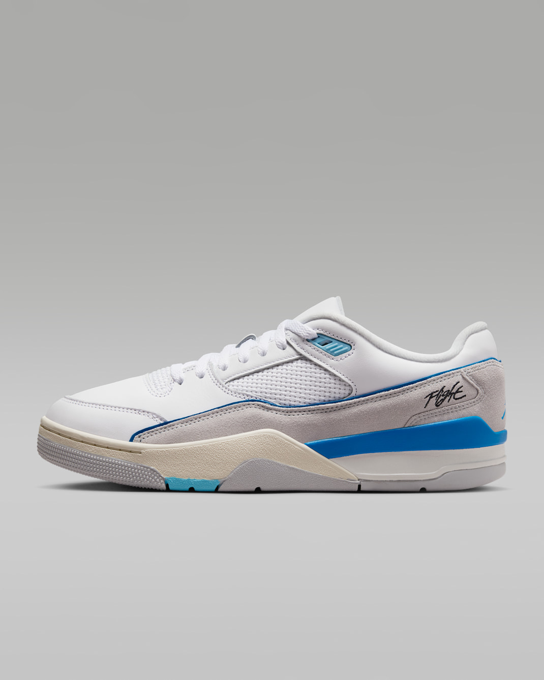 Jordan Flight Court Men's Shoes - White/Pure Platinum/Sail/Photo Blue