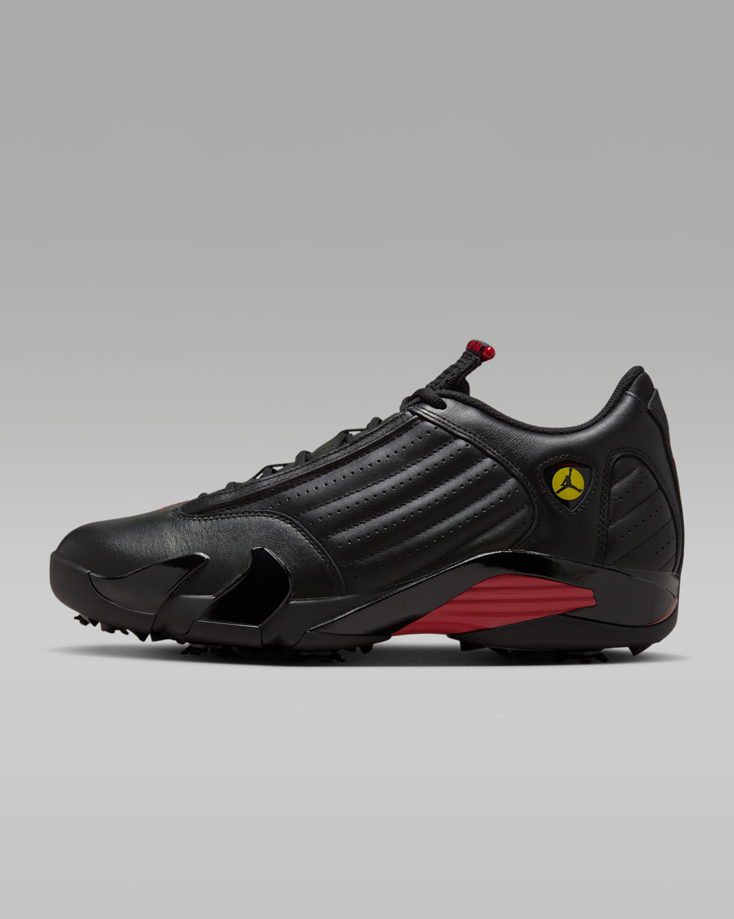 Air Jordan 14 G Golf Shoes - Black/Varsity Red