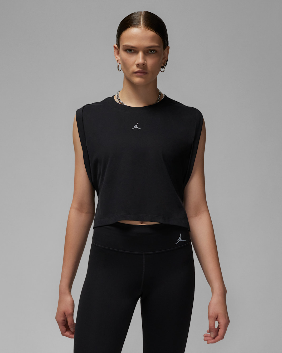 Jordan Sport Essentials 女款背心 - 黑色/Stealth