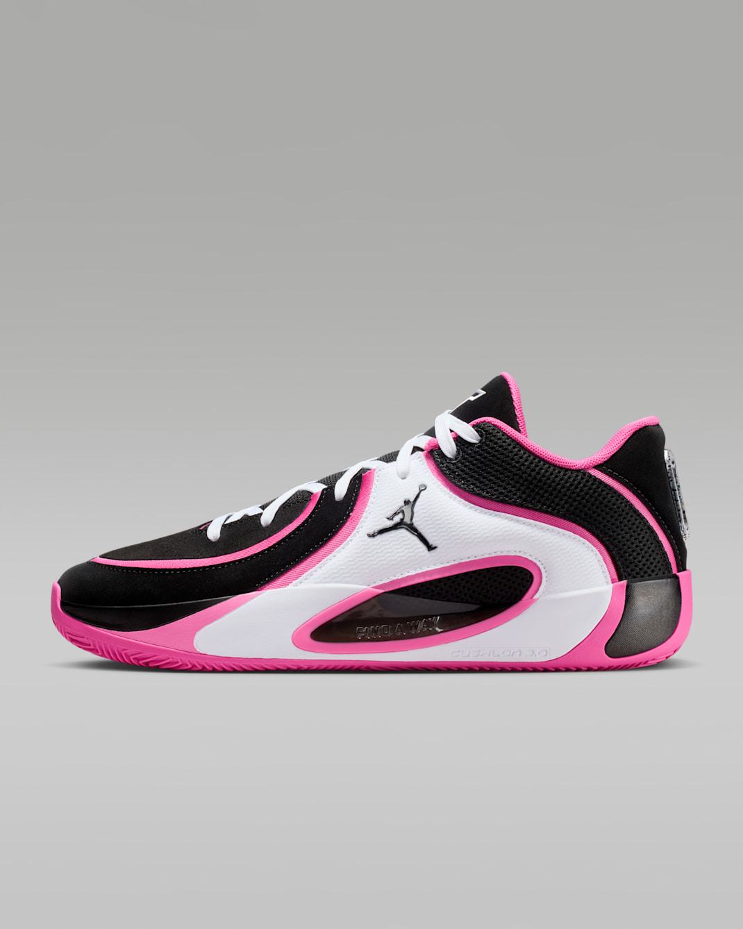 Jordan Tatum 4 Basketballschuh - Schwarz/Weiß/Pinksicle