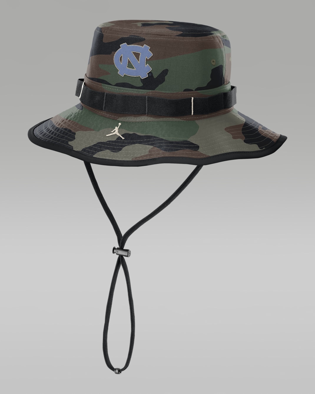 North Carolina 2025 Military Appreciation Boonie Men's Jordan Brand Dri-FIT College Bucket Hat - Olive