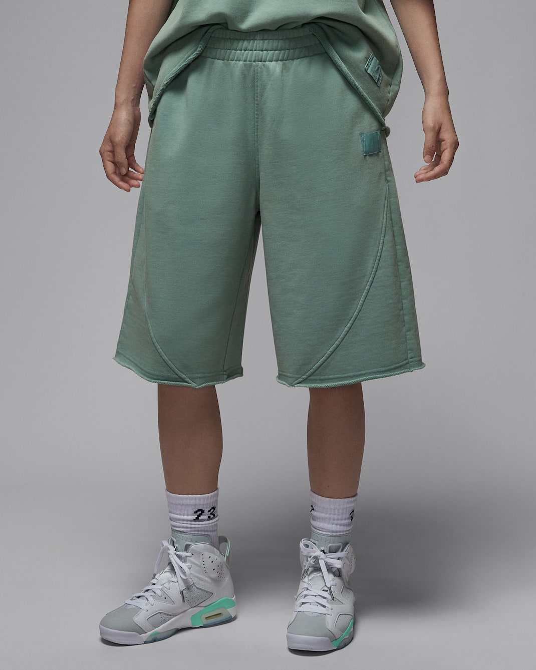 Jordan Flight Fleece Women's French Terry Big Shorts - Cannon/Mineral