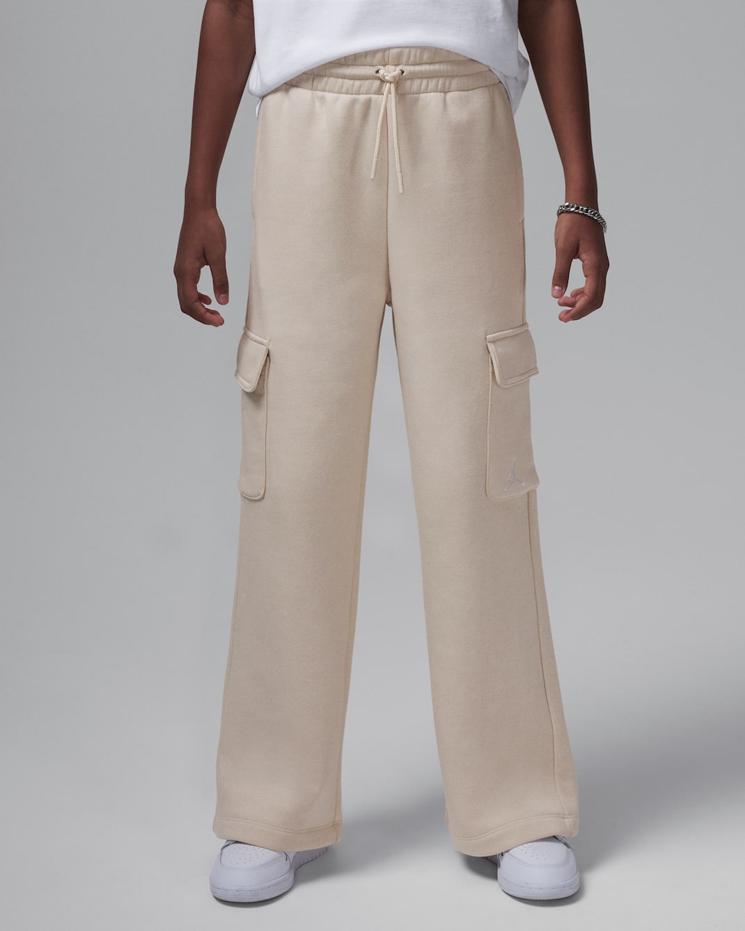 Pantalon cargo en tissu Fleece Jordan Y2K pour ado - Legend Light Brown