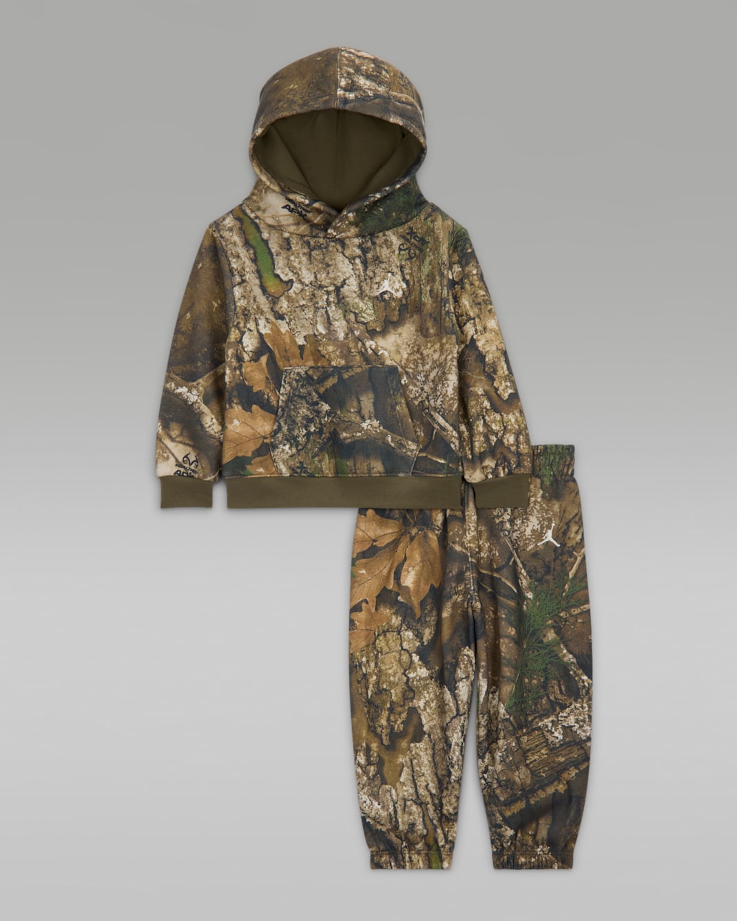 Conjunto de 2 piezas con sudadera con gorro Realtree para bebé (12 a 24 meses) Jordan MVP - Oliva medio