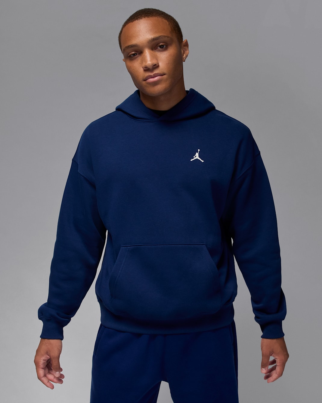 Jordan Brooklyn Fleece Oversized-Hoodie (Herren) - Blue Void/Sail