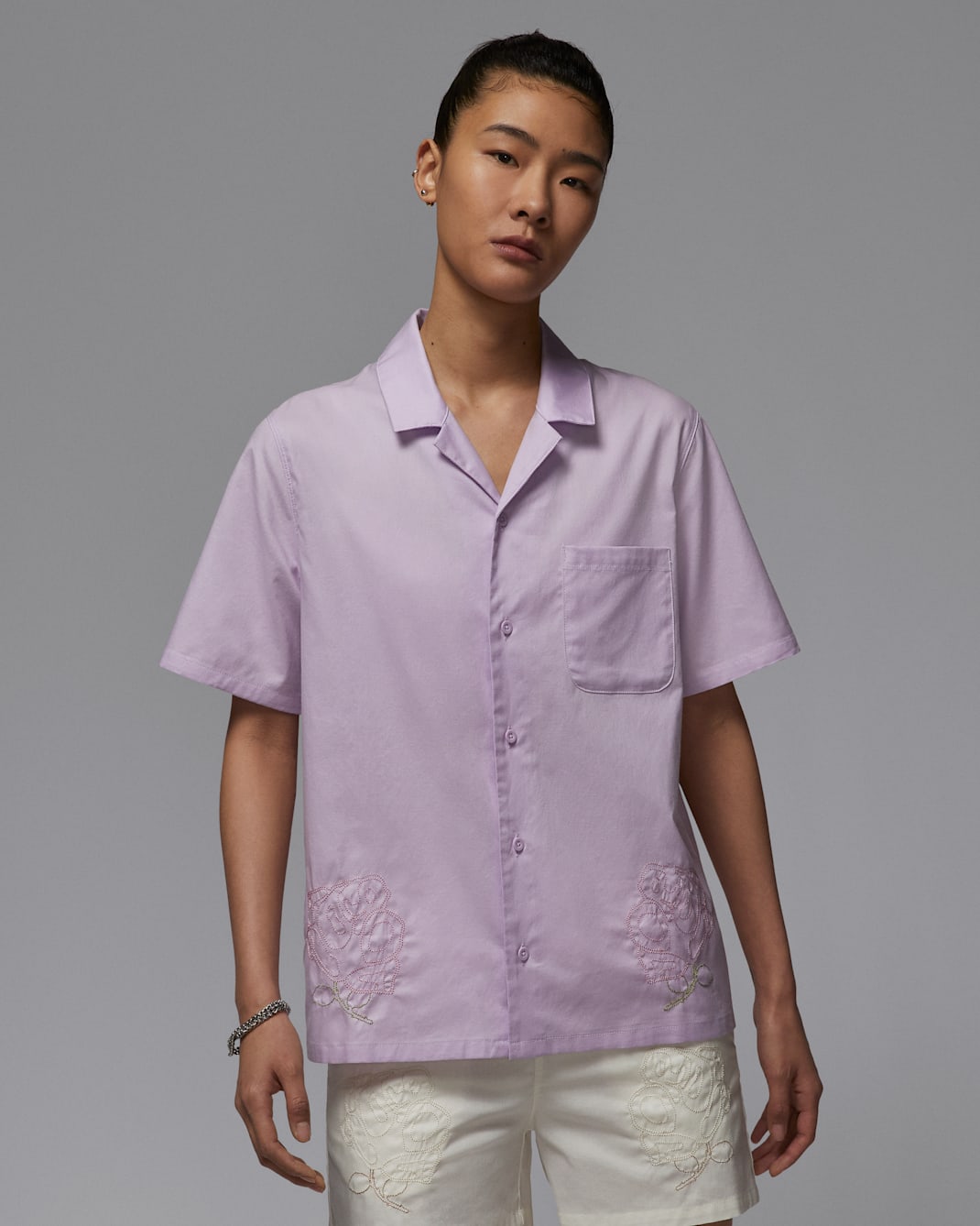 ジョーダン ウィメンズ ショートスリーブ ウーブン トップ - ドール