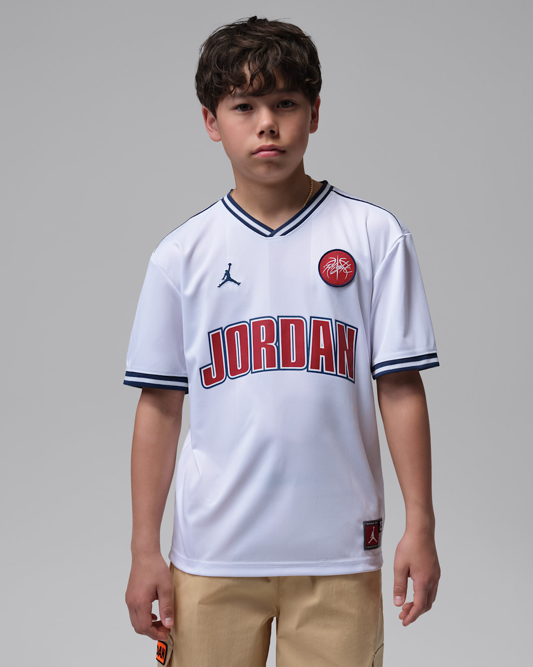 조던 주니어 스포츠 저지 - 화이트