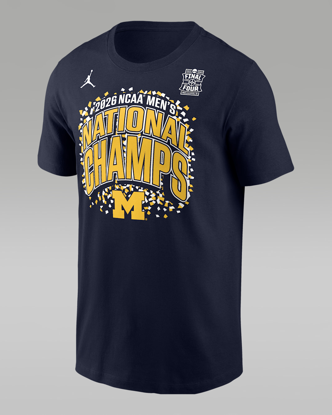 Michigan (Men's Team) Jordan College T-Shirt - Navy