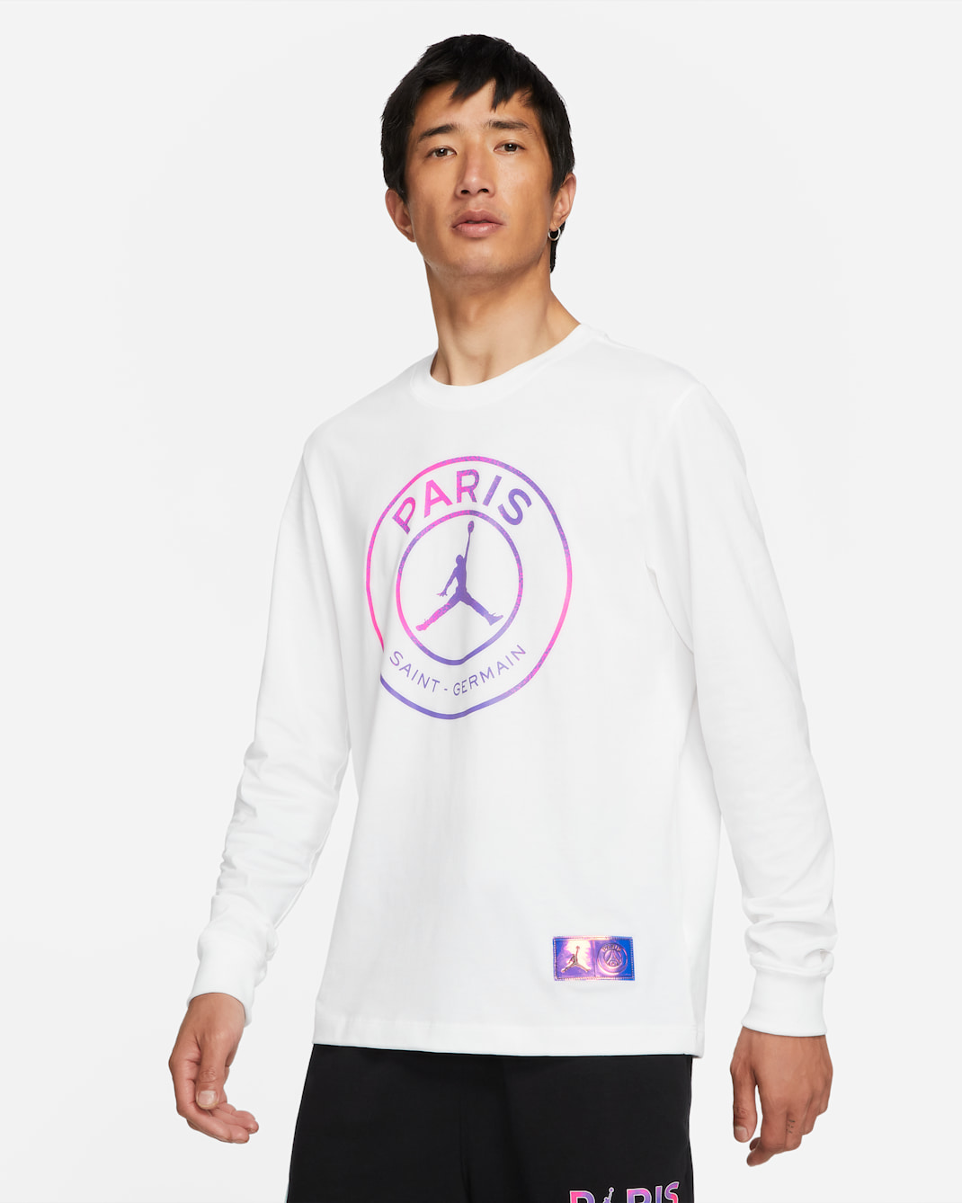 Paris Saint-Germain Men's Long-Sleeve T-Shirt - White