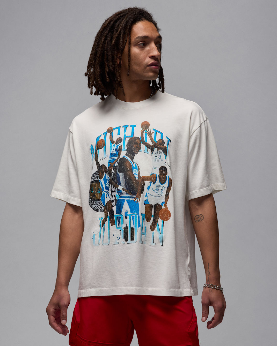 Jordan Flight Essentials Men's Graphic T-Shirt - Sail/Black