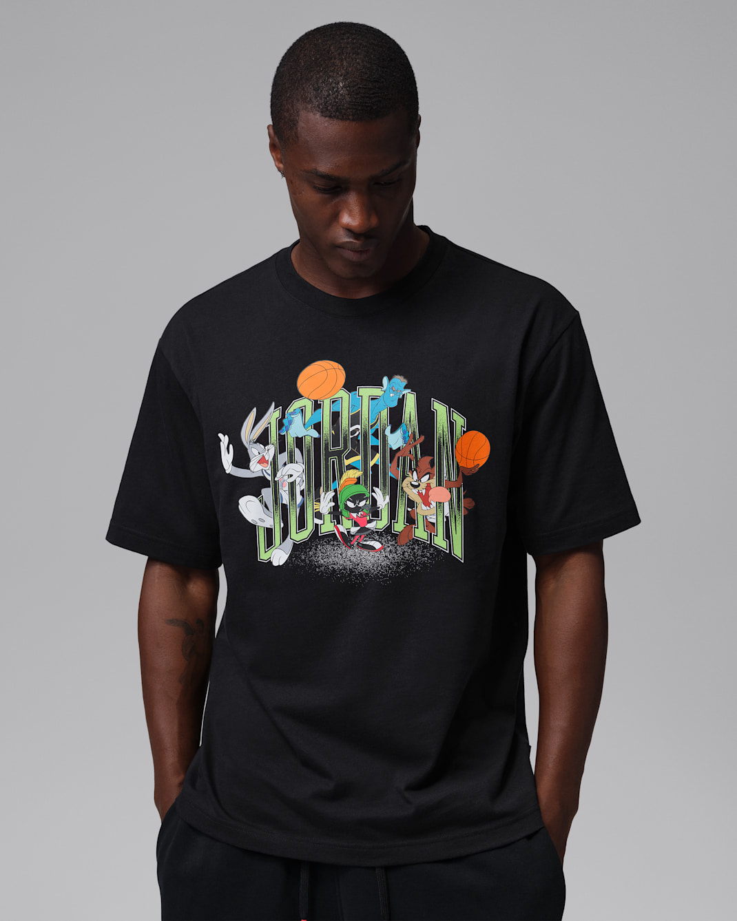 Jordan Brooklyn Men's Graphic T-Shirt - Black/White