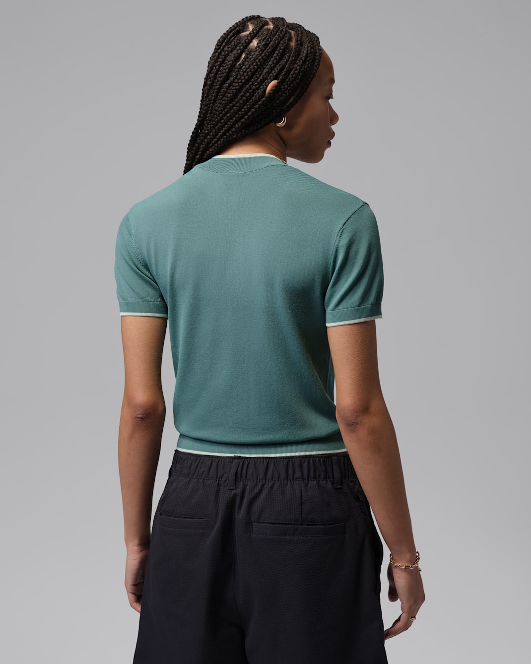 Jordan Sport Women's Mock-Neck Short-Sleeve Golf Top