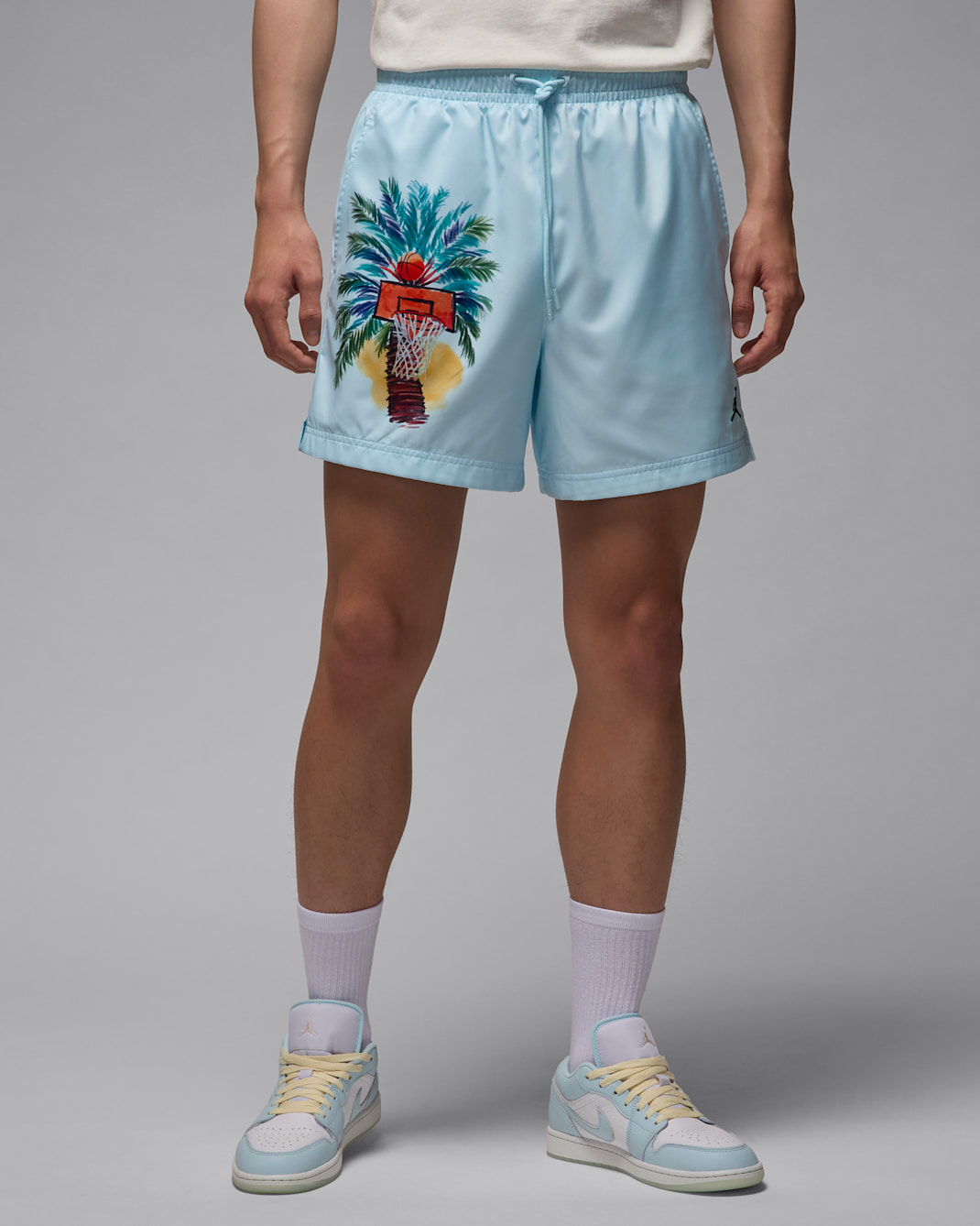 Jordan Essentials Men's Shorts - Glacier Blue/Black