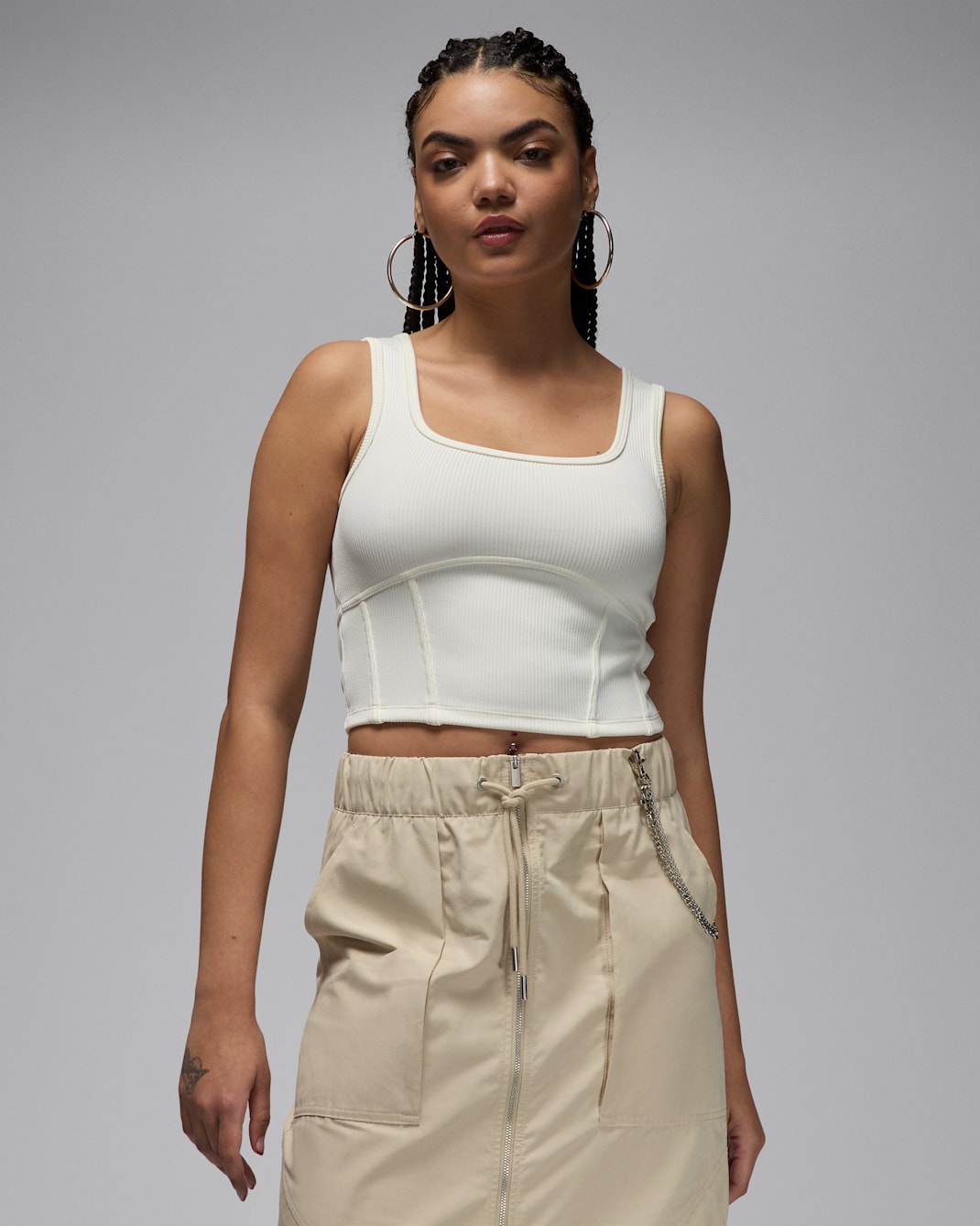 Jordan Women's Cropped Tank Top - Sail