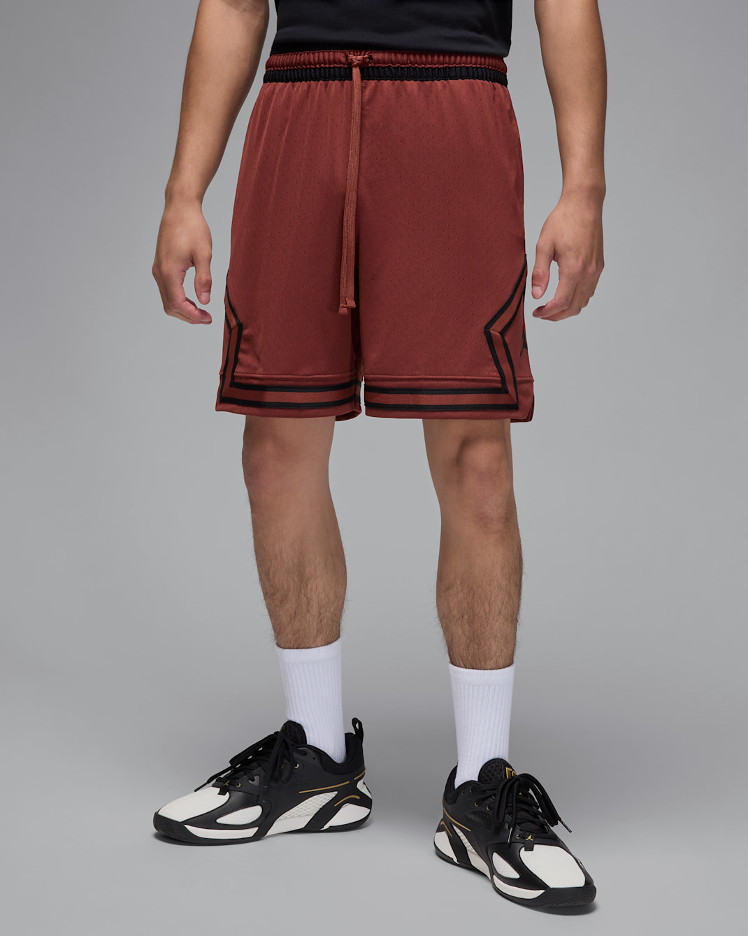 Shorts de malla Diamond Dri-FIT para hombre Jordan Sport - Poni oscuro/Negro/Negro