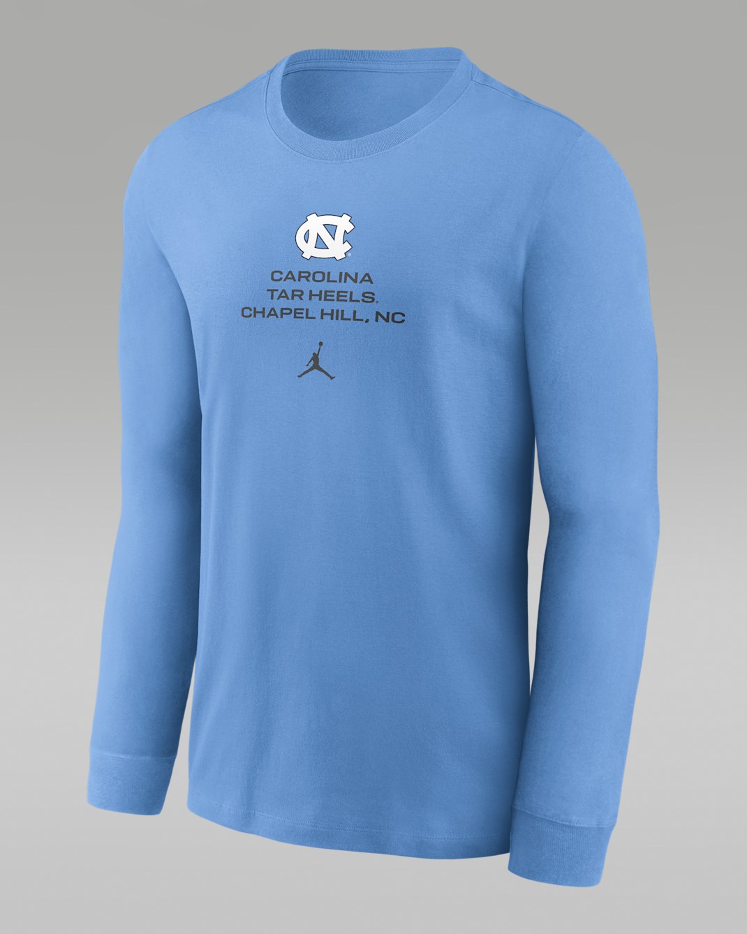North Carolina Sideline Men's Jordan Brand Dri-FIT College Long-Sleeve T-Shirt - Valor Blue