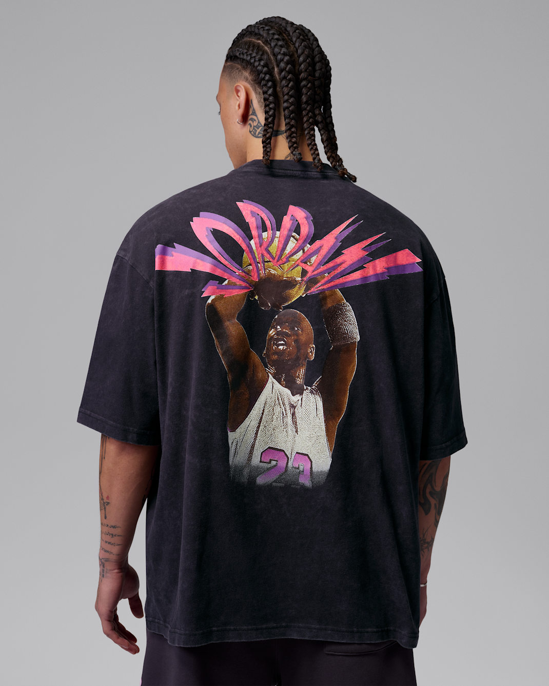 Jordan Flight Men's T-Shirt - Black/White