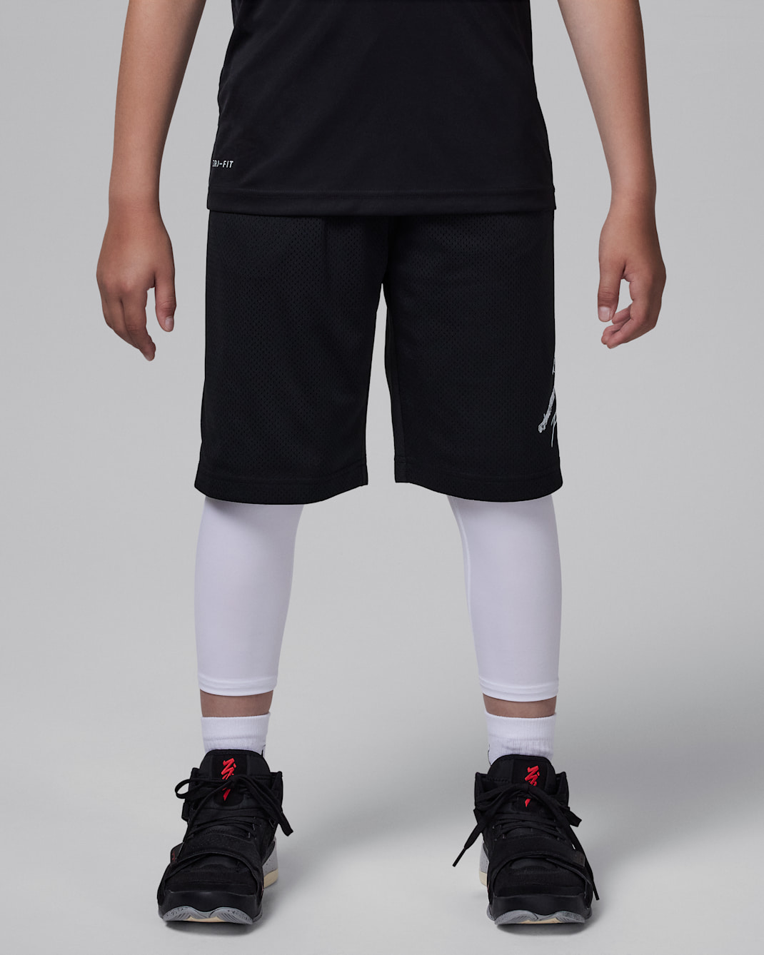 Jordan Sport Big Kids' Dri-FIT Compression Tights - White