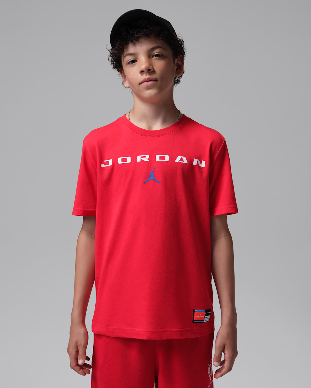Jordan Brooklyn Football Club T-shirt met graphic voor kids - University Red
