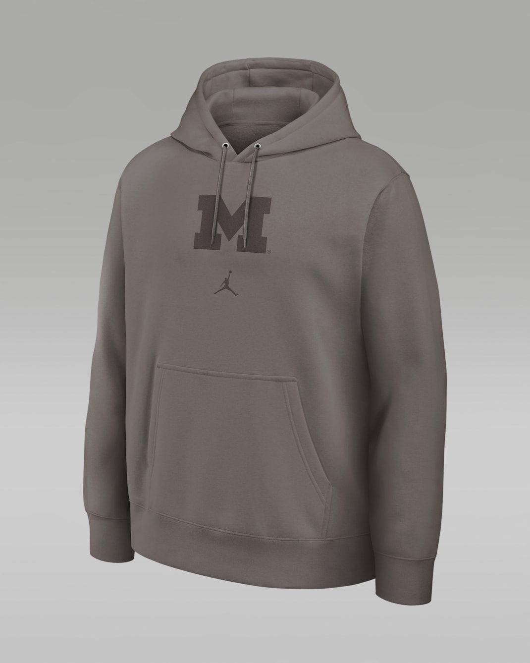 Michigan Washed Club Men's Nike College Pullover Hoodie