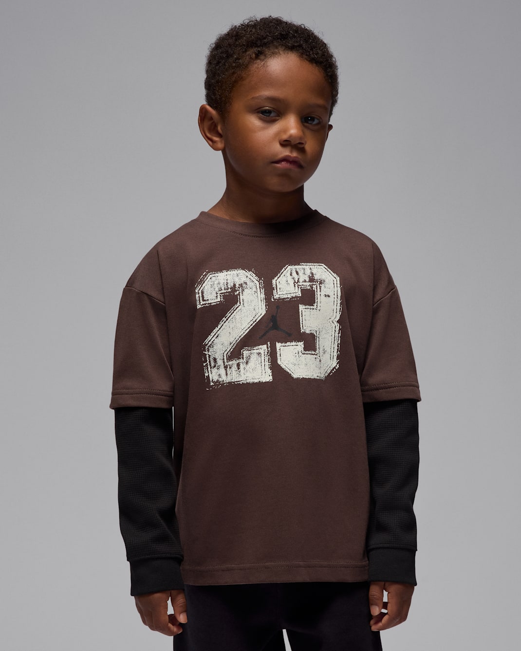 Jordan MVP Little Kids' Twofer T-Shirt - Baroque Brown