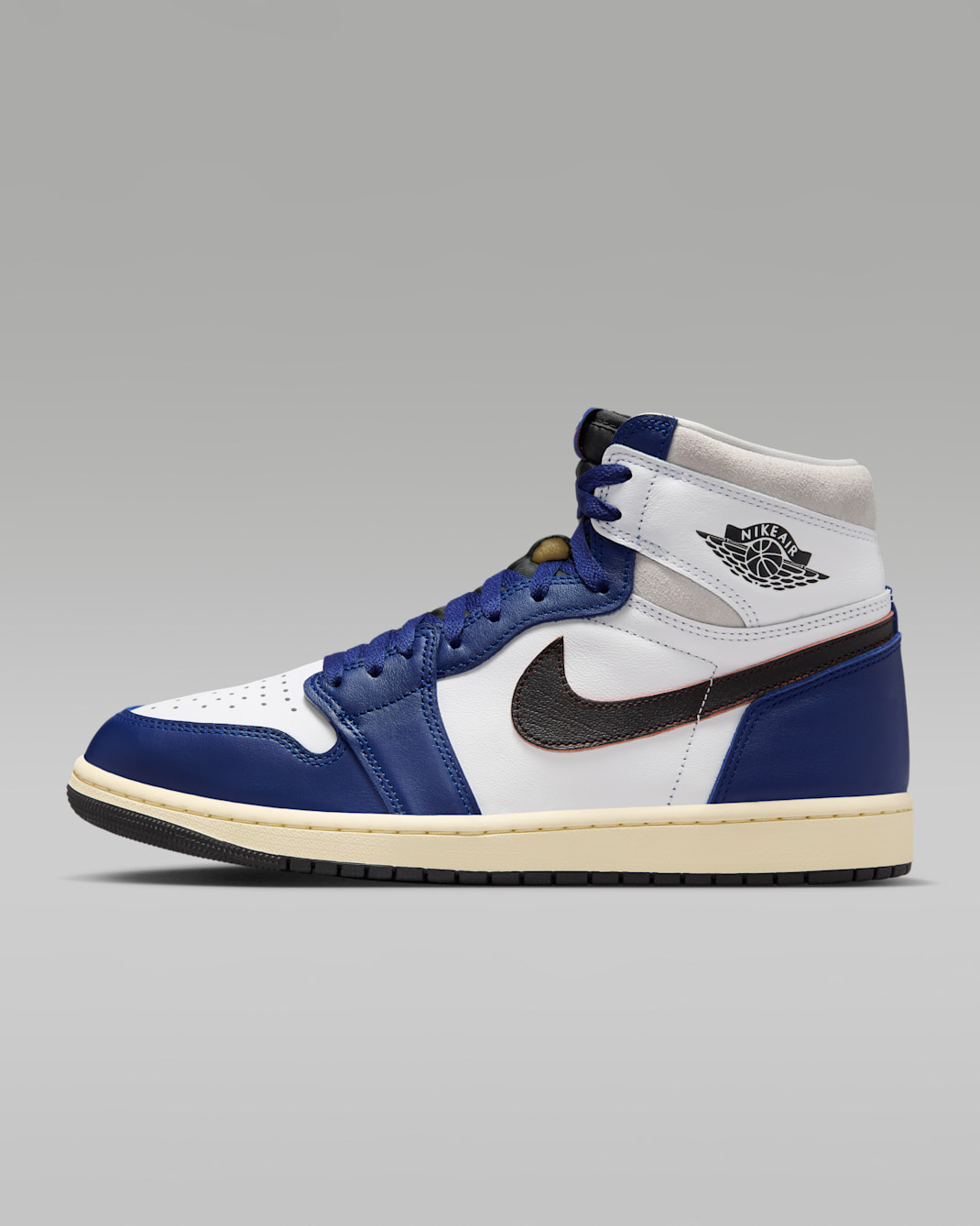 Air Jordan 1 High OG "Rare Air" Schuh (Herren) - Weiß/Neutral Grey/Deep Royal Blue/Schwarz