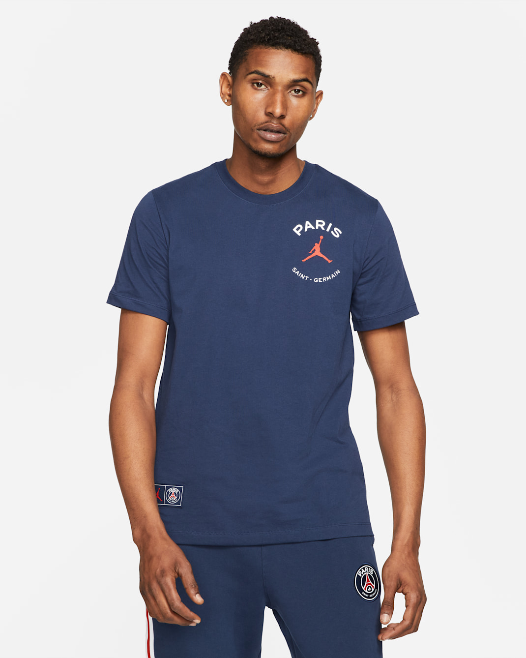 Paris Saint-Germain Men's Logo T-Shirt - Midnight Navy