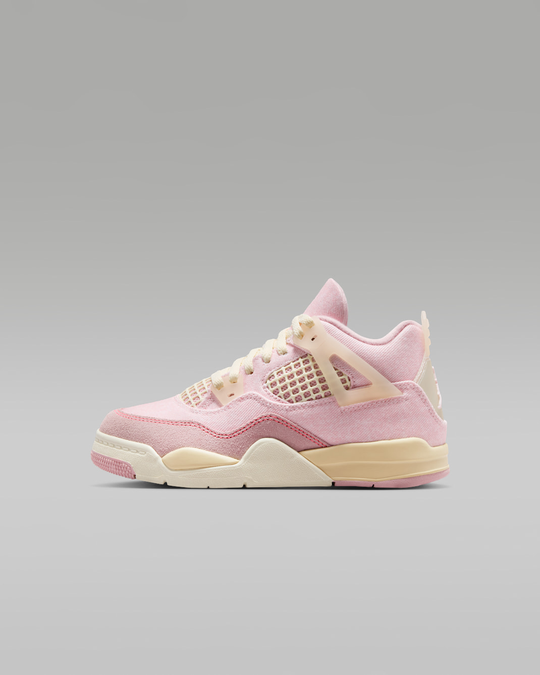 ジョーダン 4 レトロ "Worn Blue" リトルキッズシューズ - パールピンク/ココナッツミルク/モスリン/アイスカーマイン