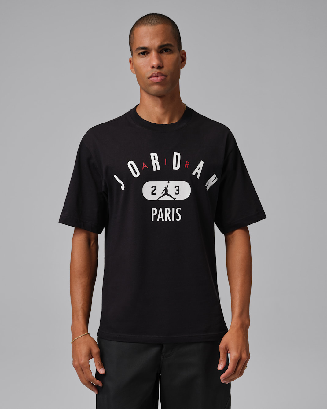 Jordan Men's Paris T-Shirt - Black/White