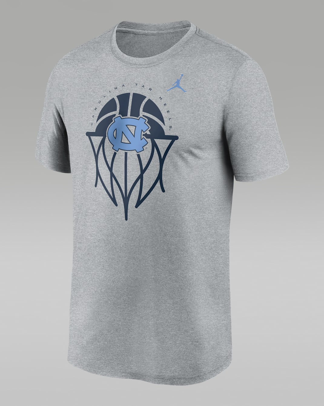 North Carolina Legend Basketball Icon Men's Nike Dri-FIT College T-Shirt - Grey