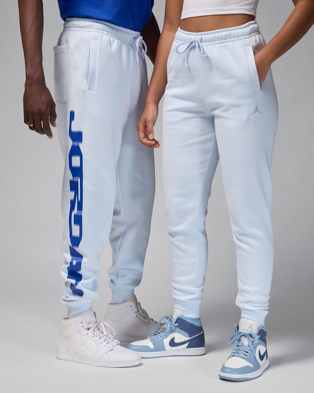 Jordan MVP Men's Fleece Trousers - Football Grey/Game Royal/Football Grey