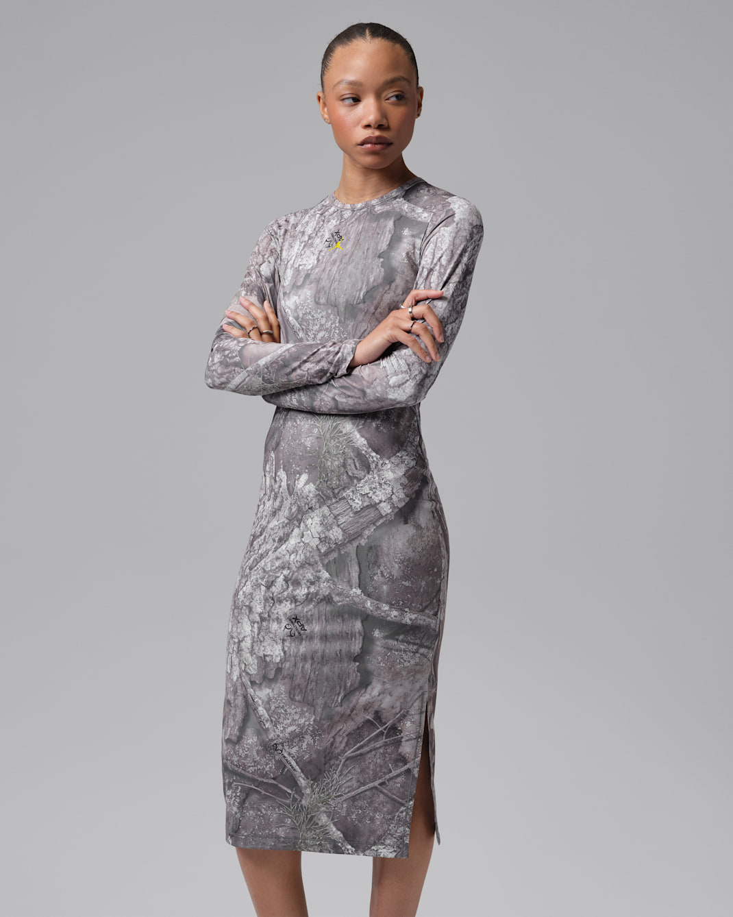 Robe mi-longue Realtree Jordan Brooklyn pour femme - Blanc