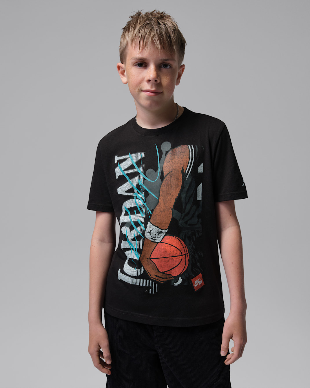 Jordan Big Kids' Jumpman Hip Rest T-Shirt - Black