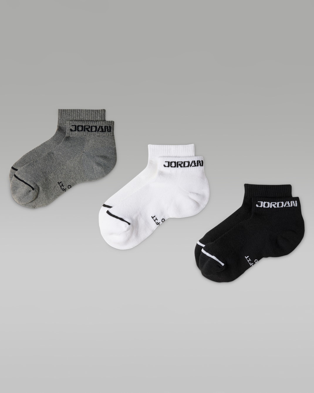 Jordan Everyday Elevated No-Show Socks (3 Pairs) - Multi-Color