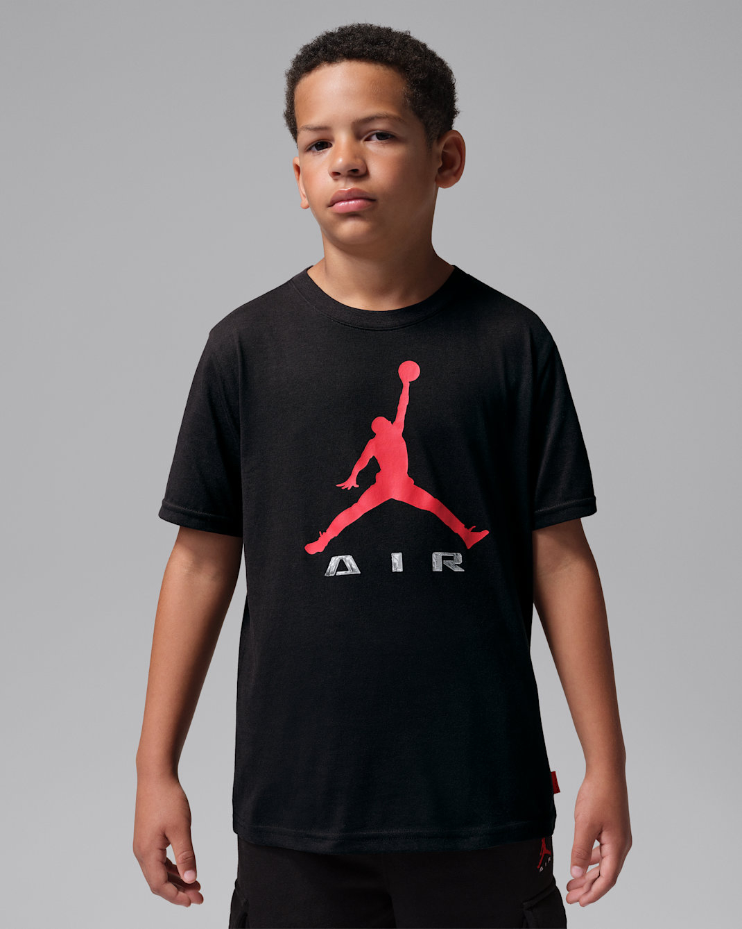 Jordan Brooklyn T-shirt met graphic voor kids - Zwart