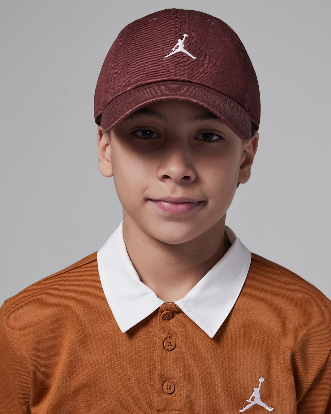 Jordan Club Unstructured Curved-Bill Hat - Dark Pony/White