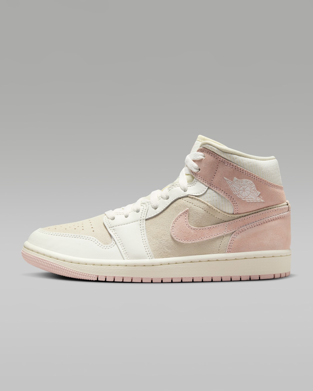 Air Jordan 1 Mid SE Women's Shoes - Coconut Milk/Sail/Legend Pink