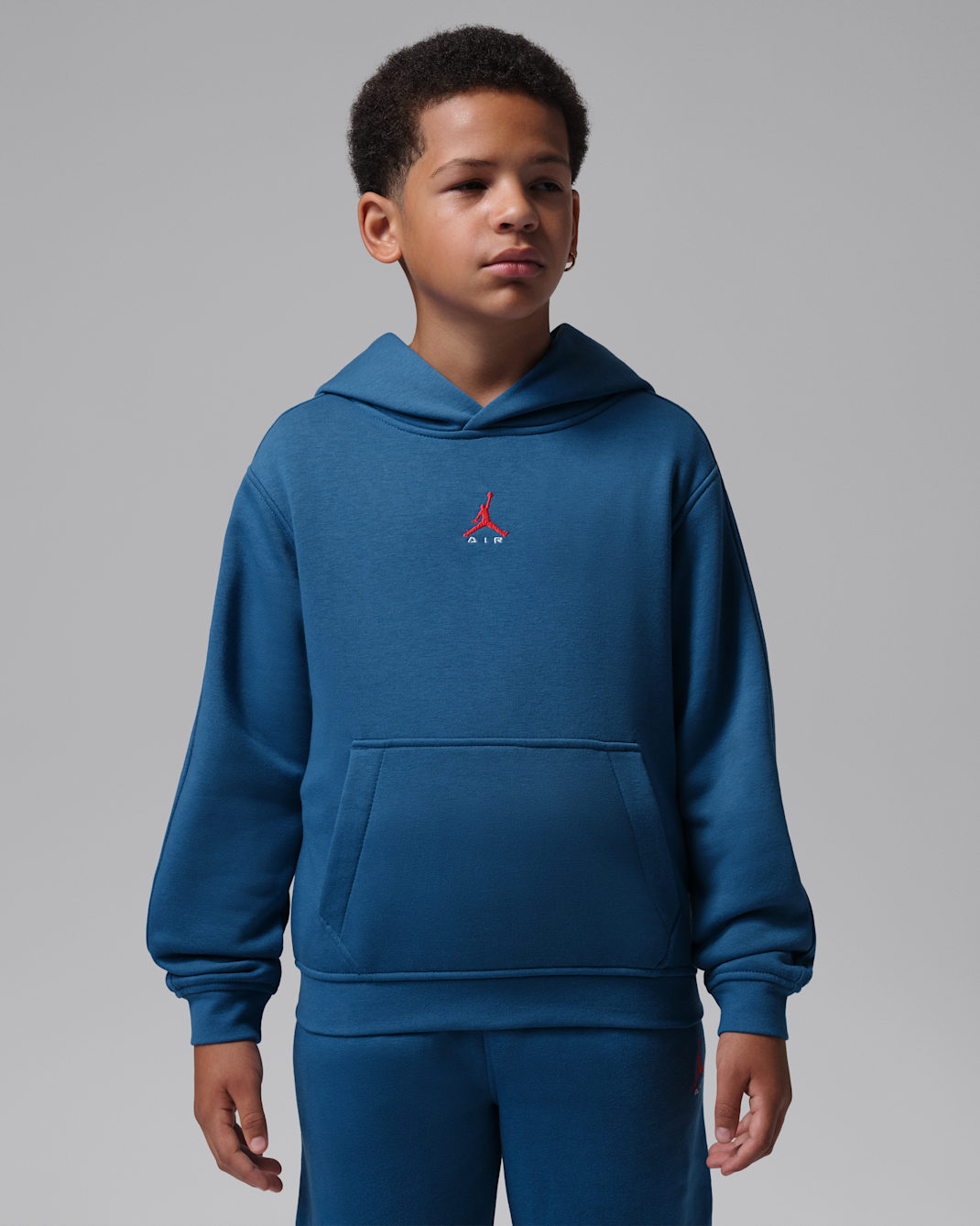 Jordan Brooklyn Fleece Older Kids' Pullover Hoodie - True Blue