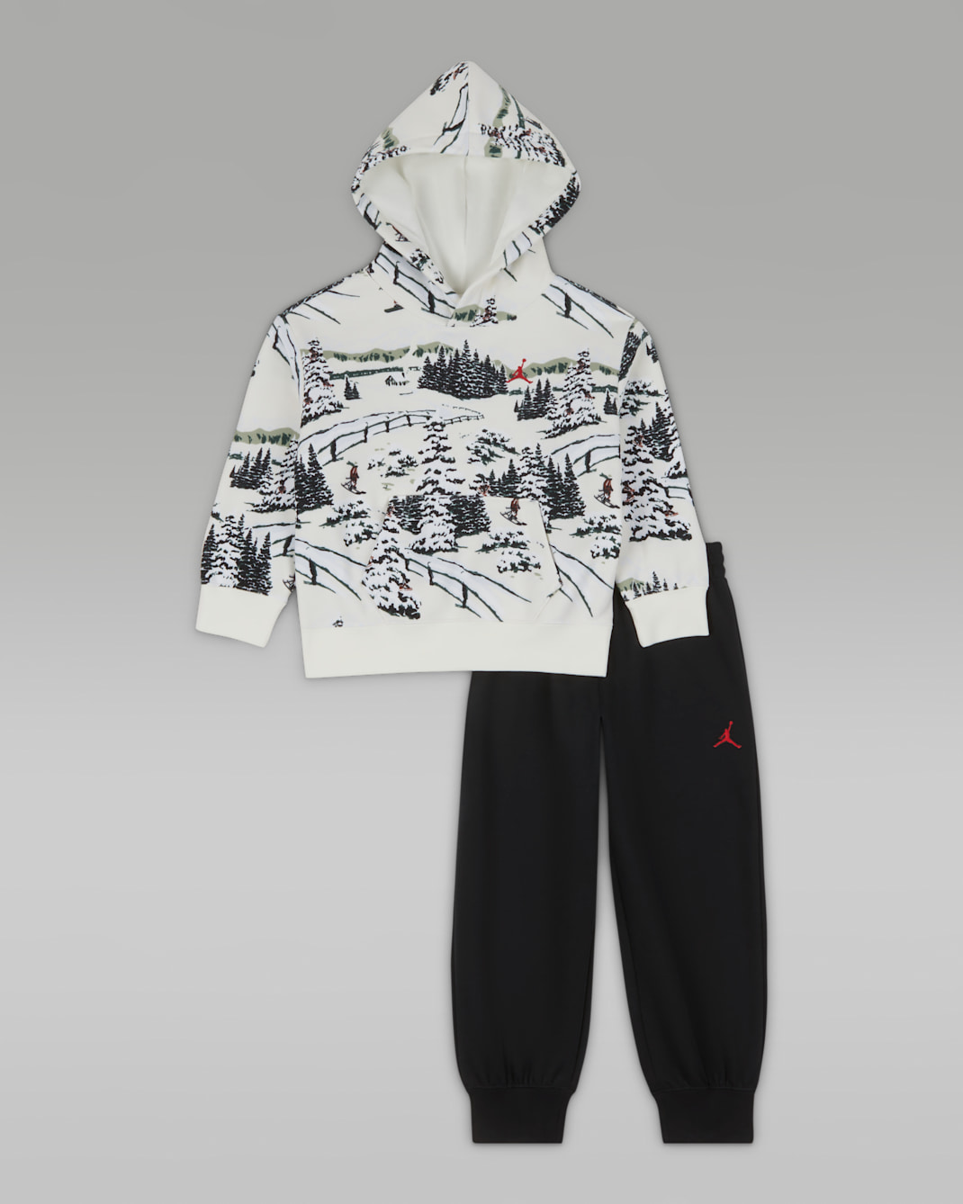 Jordan Brooklyn Fleece Little Kids' 2-Piece Holiday Set - Sail