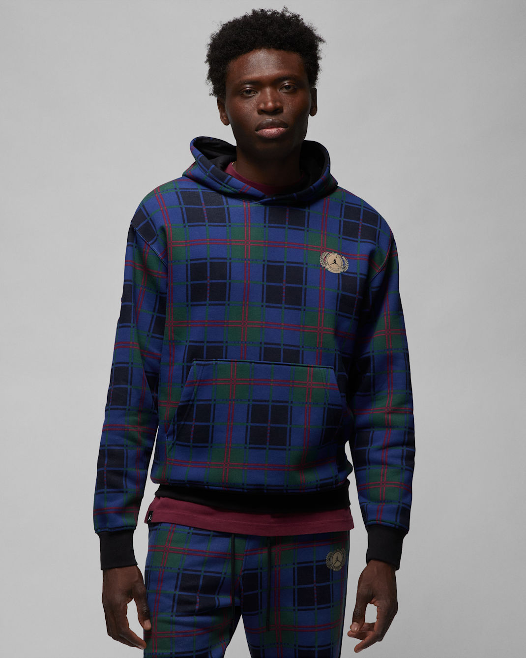 Jordan Essential Holiday 男款連帽上衣 - Noble Green/Rattan