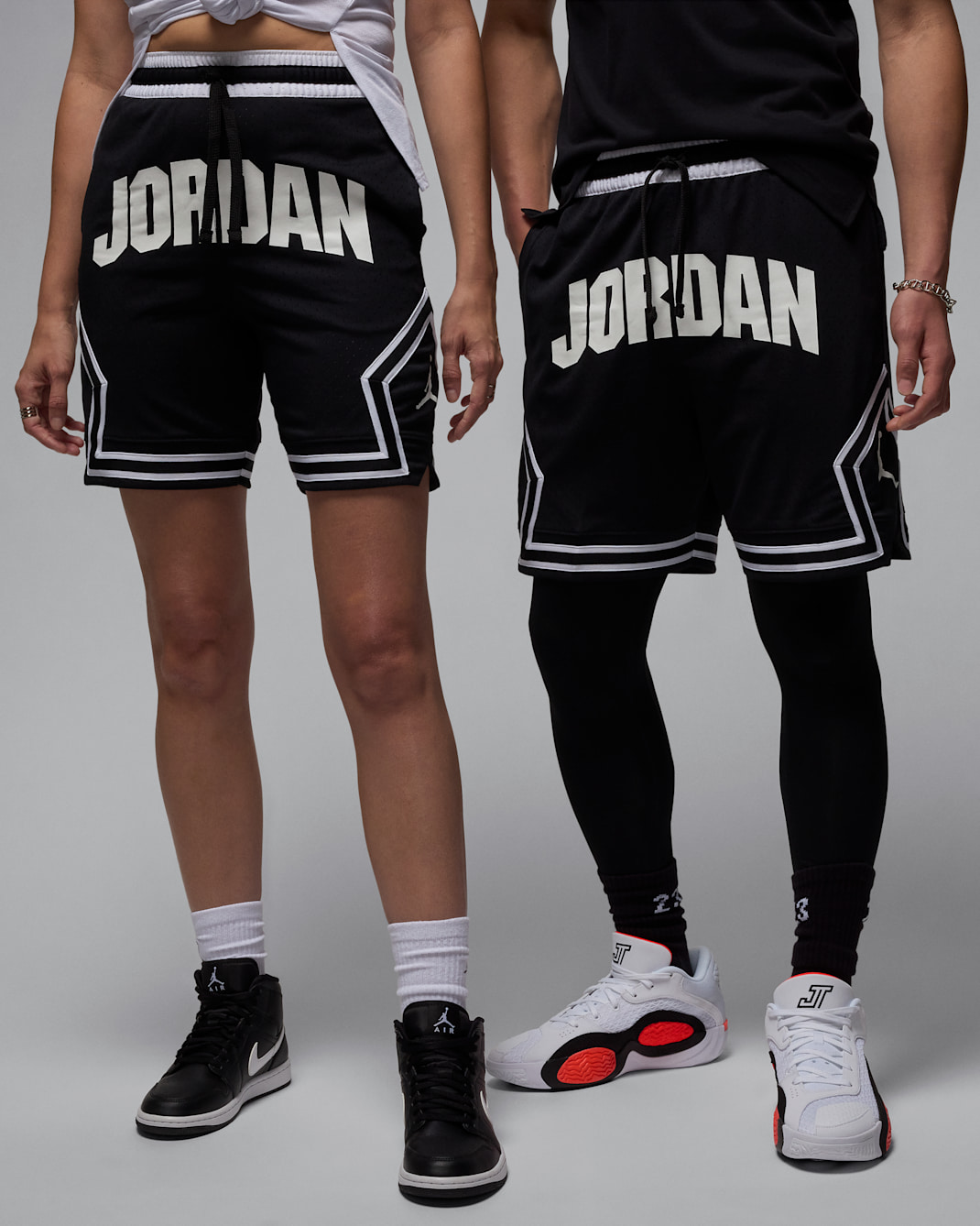 ジョーダン スポーツ メンズ Dri-FIT ダイアモンド ショートパンツ - ブラック/ホワイト/ホワイト