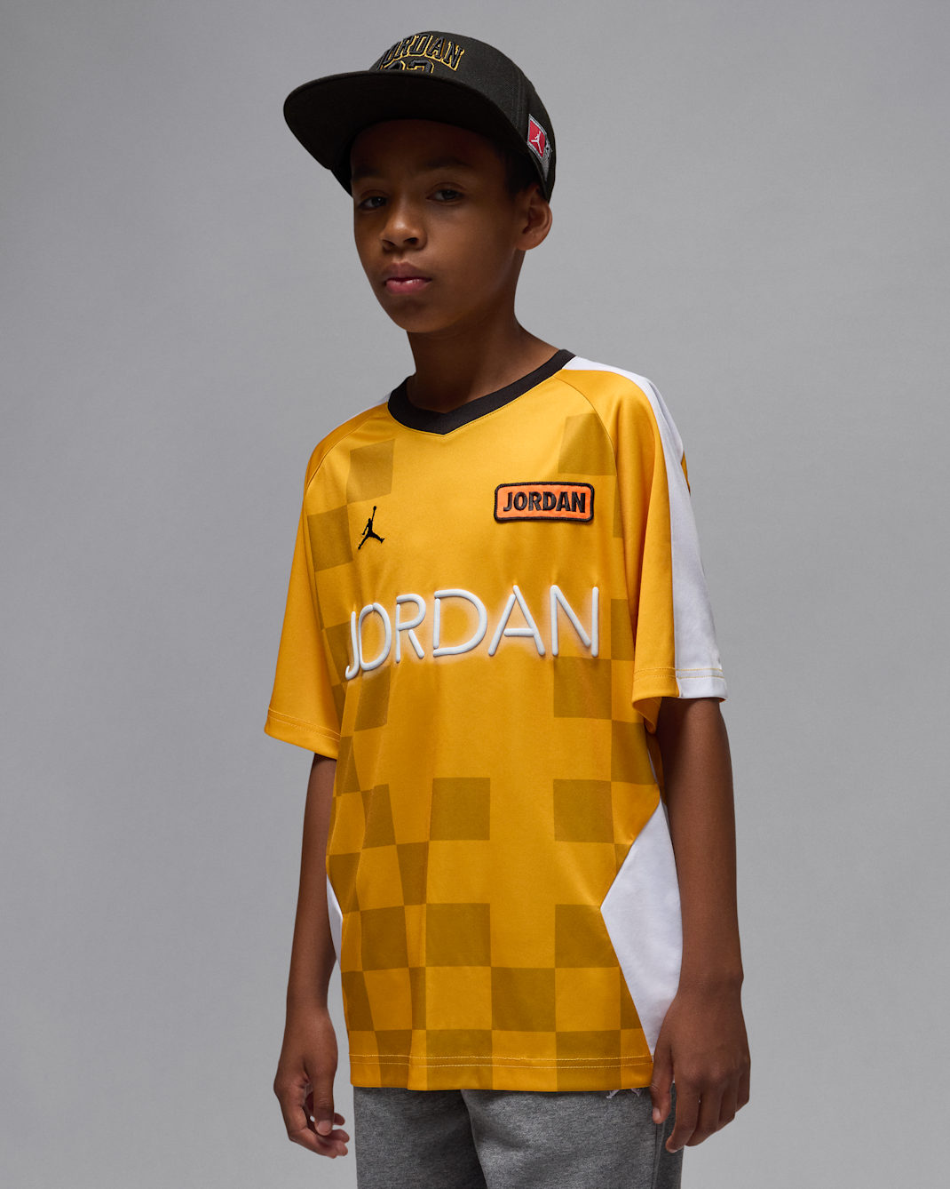 Jordan Big Kids' Deep Dish Poly Jersey - Yellow Ochre