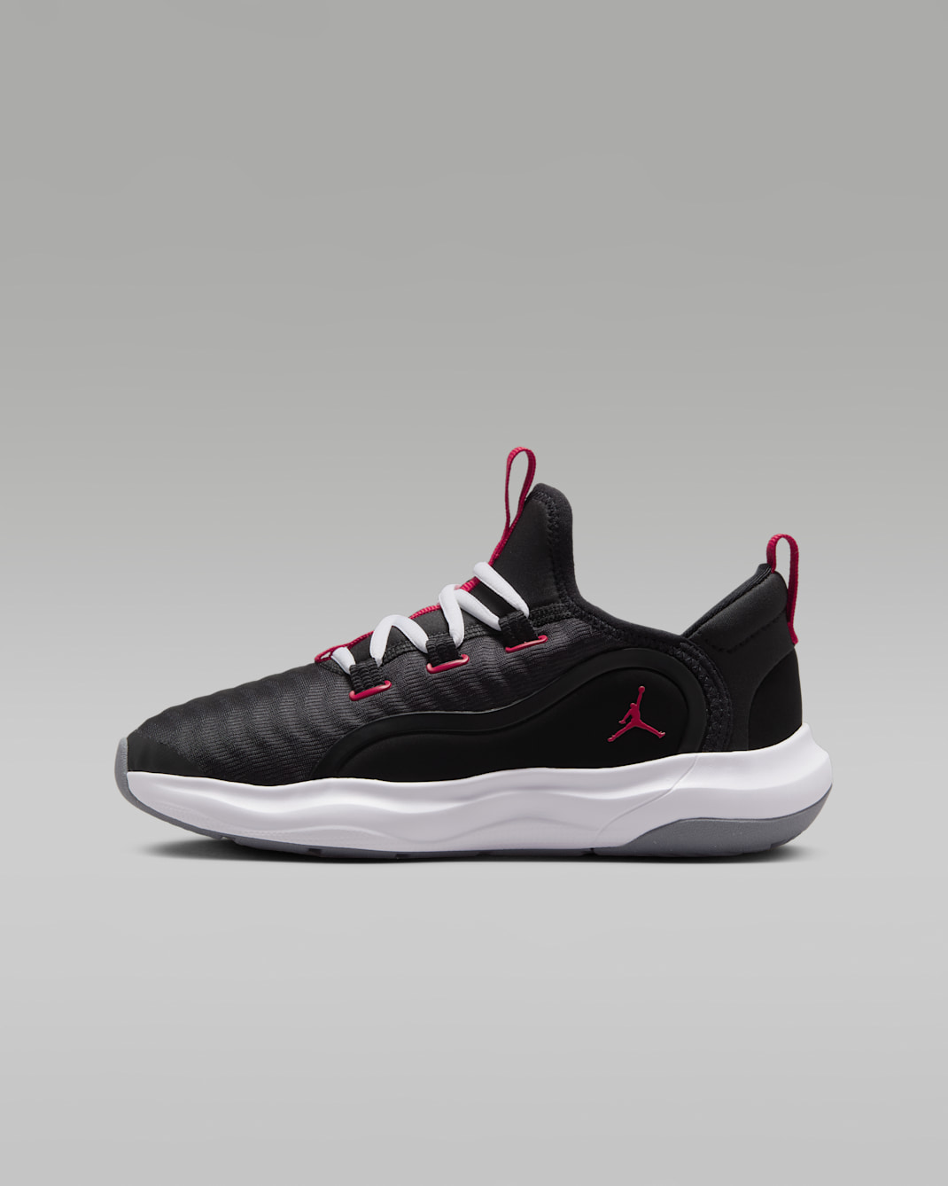 조던 23/7.2 이지온 주니어 신발 - 블랙/쿨 그레이/화이트/유니버시티 레드