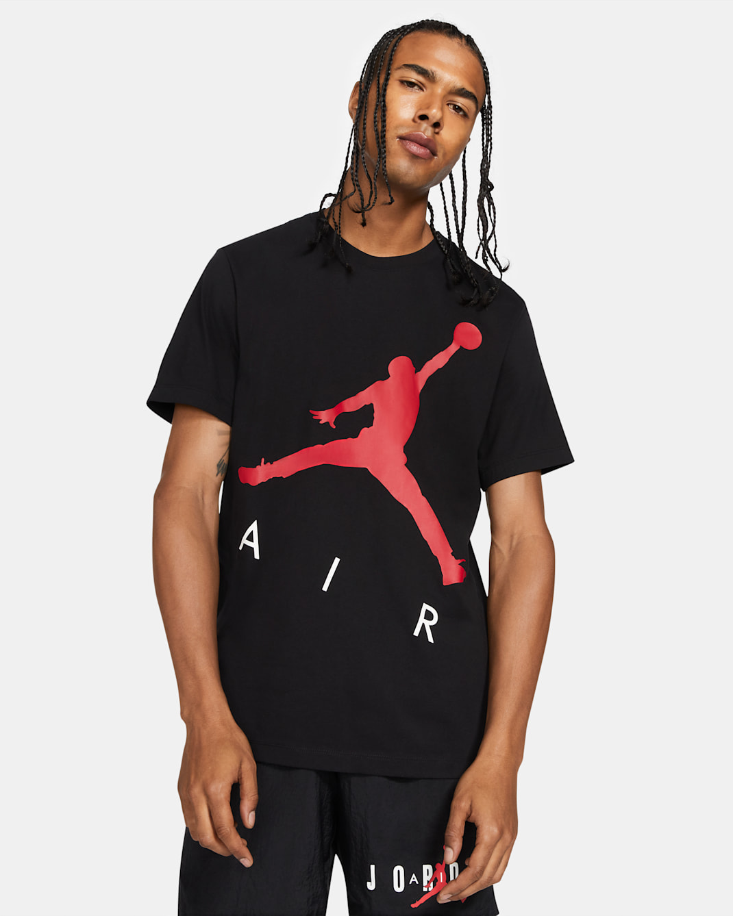Jordan Jumpman Air Men's Short-Sleeve T-Shirt - Black/Gym Red