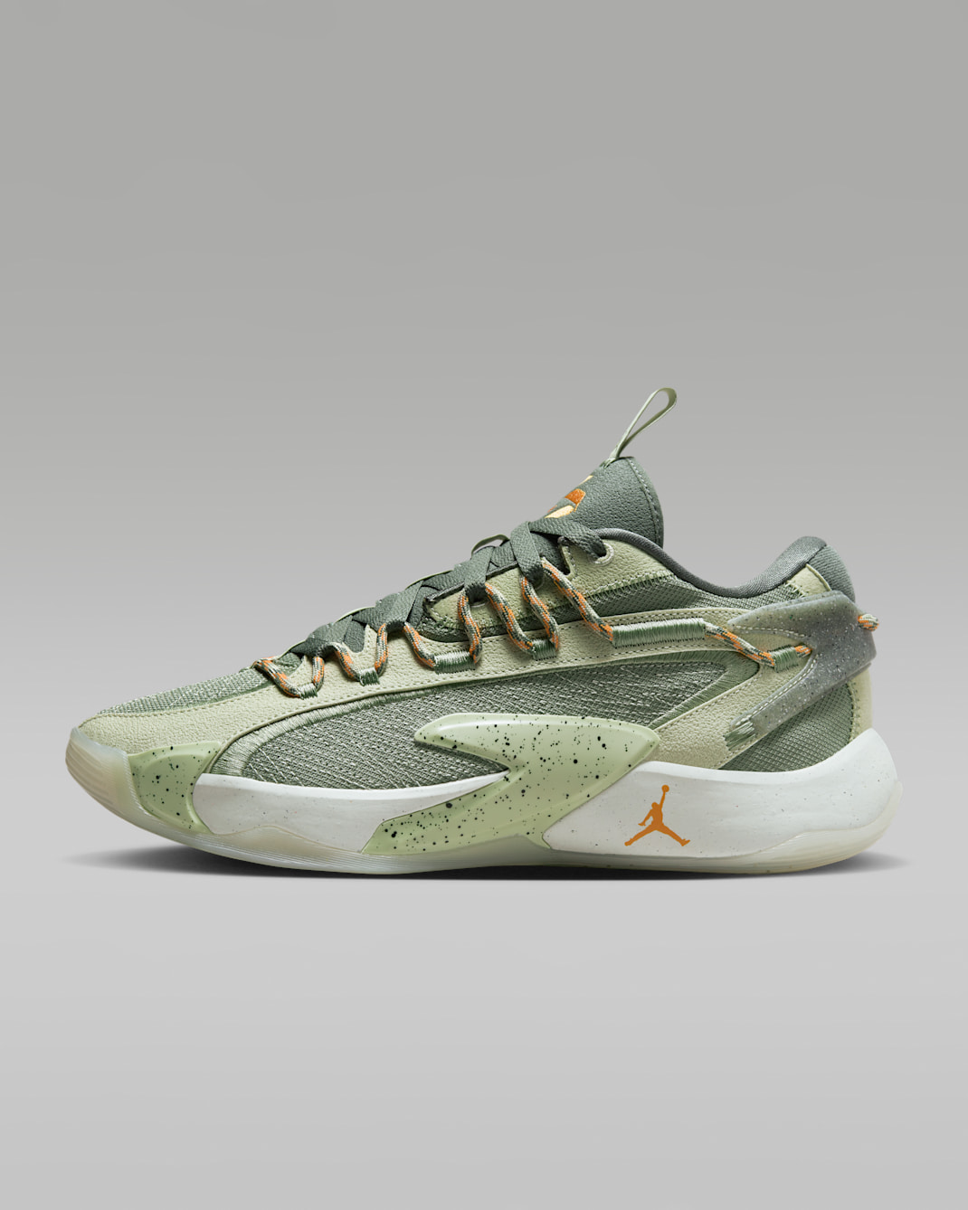 Luka 2 PF Basketball Shoes - Olive Aura/Oil Green/Sea Glass/Vivid Orange