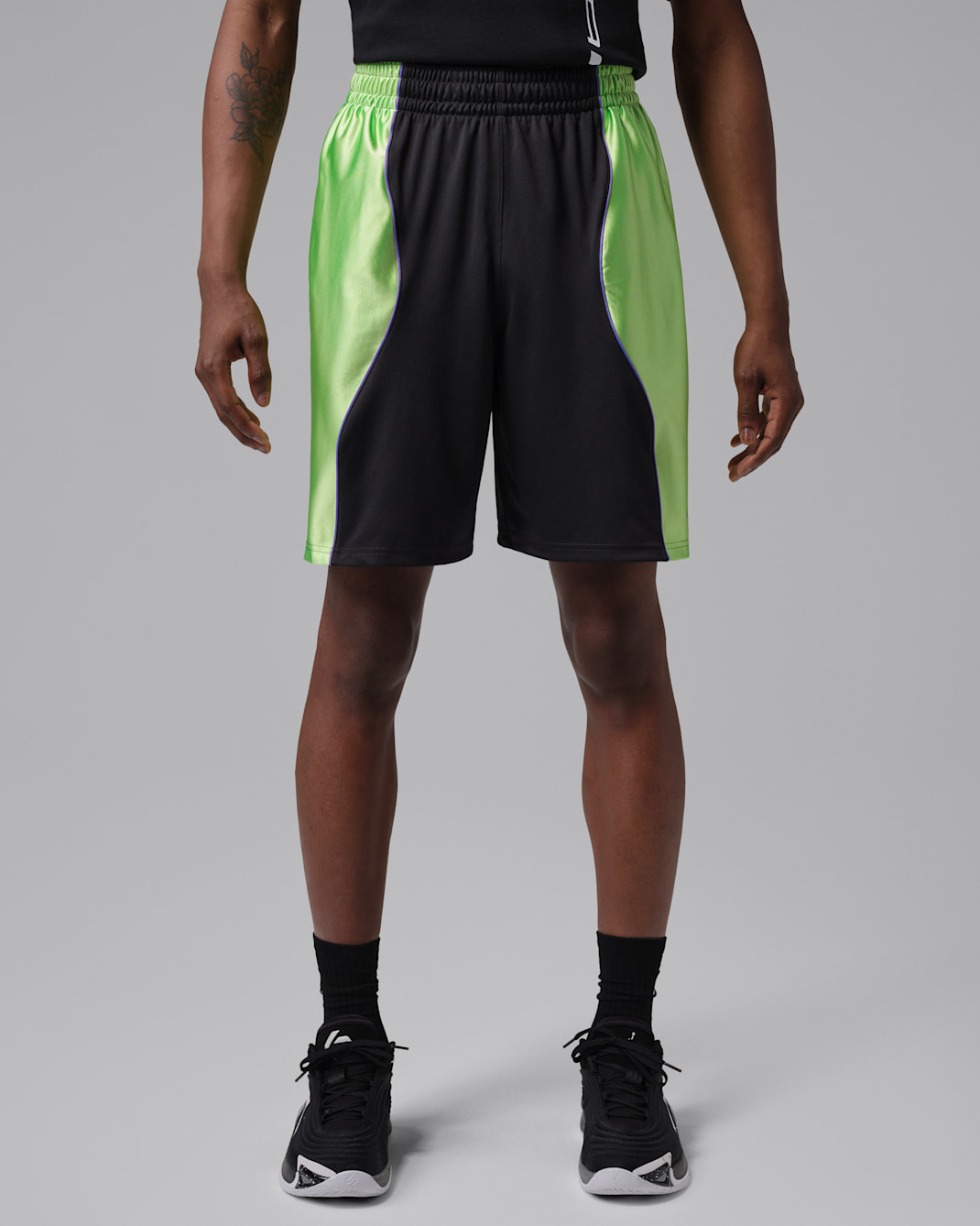 Jordan Sport Quai 54 Dri-FIT herenshorts - Off Noir/Key Lime/Action Grape
