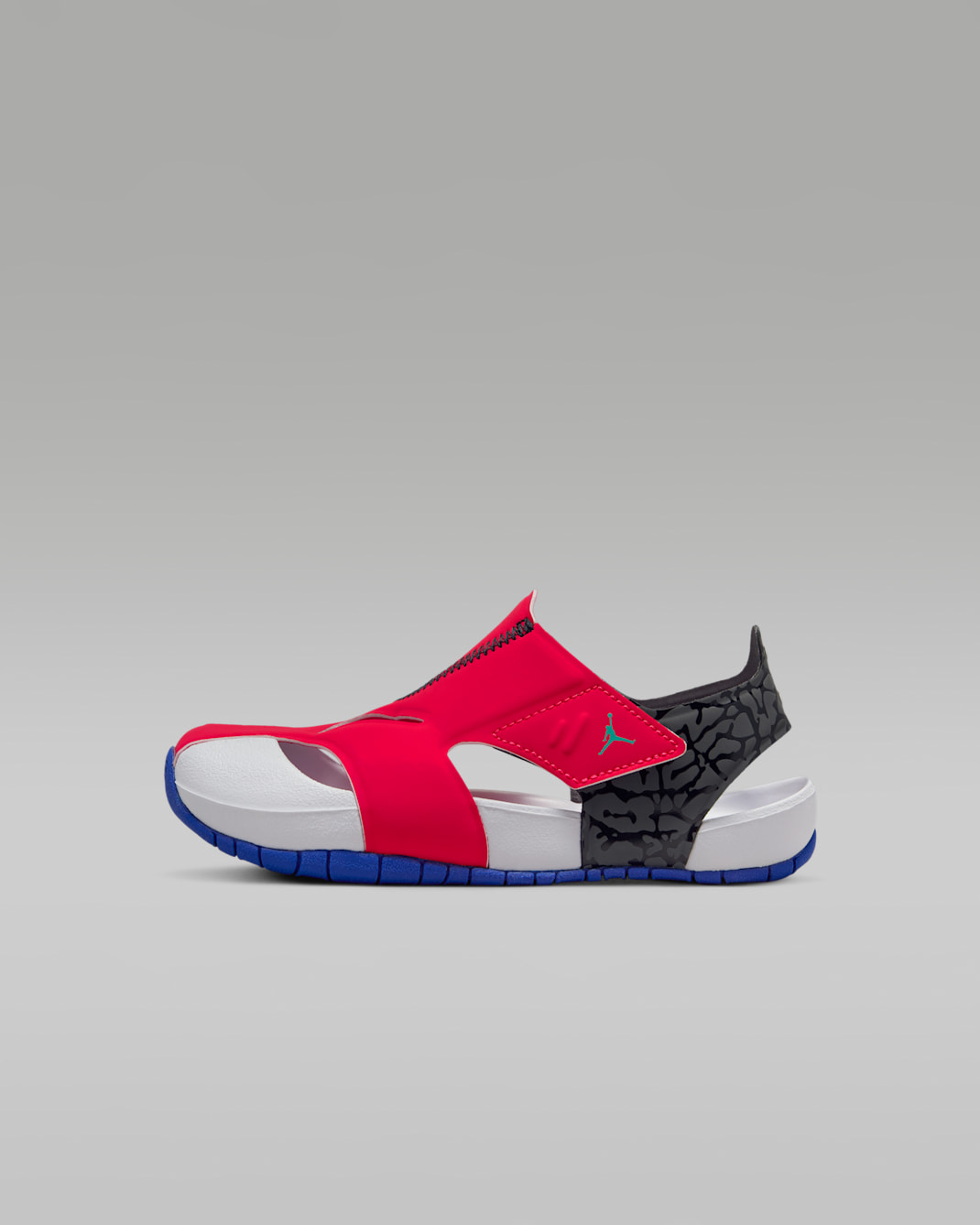 Jordan Flare Younger Kids' Shoes - Siren Red/Hyper Royal/Black/Hyper Jade